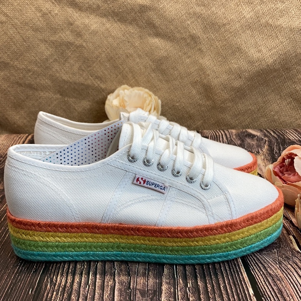 SUPERGA Cotcoloropew Espadrille Sneaker 7M - Picture 8 of 8